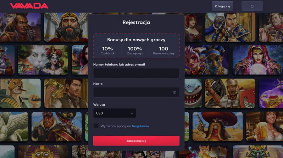 Vavada crypto casino registration form &ndash; step by step